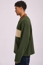 Awake Polar Fleece Polo - Forest