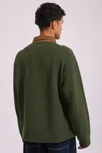 Awake Polar Fleece Polo - Forest, Size: XS