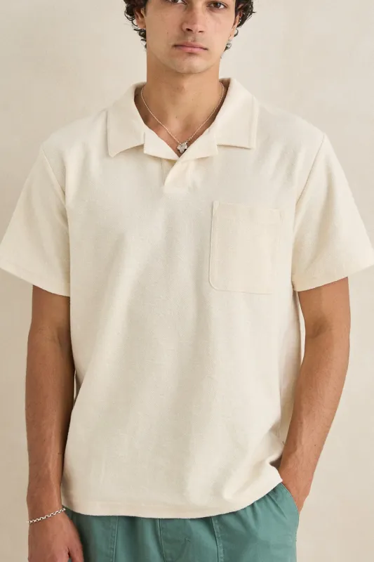 Vintage Terry Polo - Natural