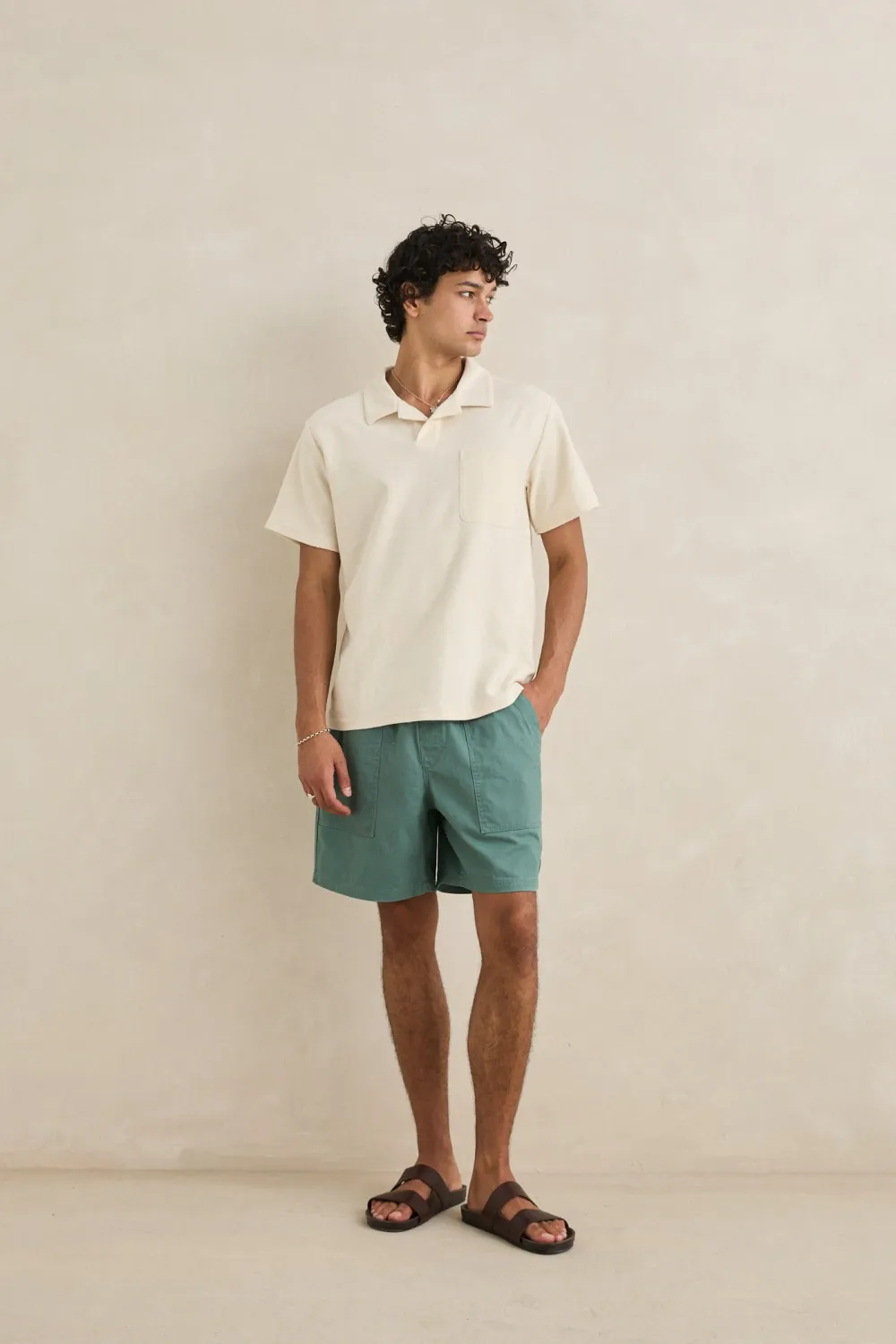 Vintage Terry Polo - Natural, Size: XS