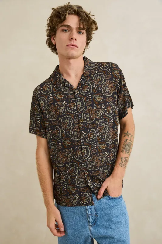 Costa Rica SS Shirt - Black