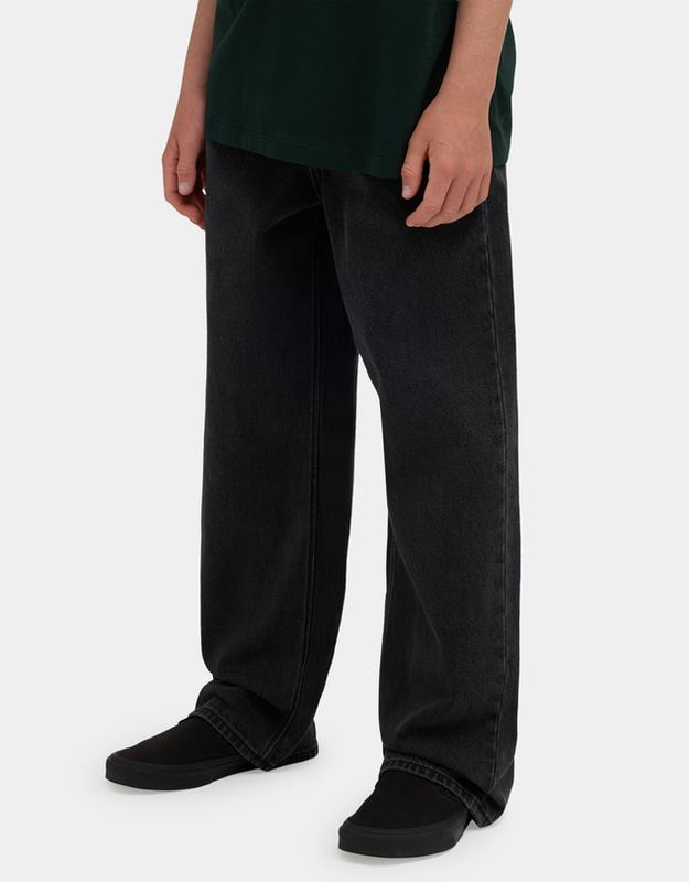 Billow II Denim Jeans-Boys Washed Black