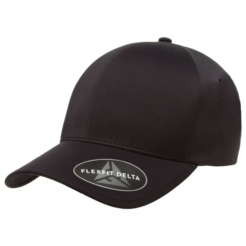 Flexfit Delta Cap-BLACK