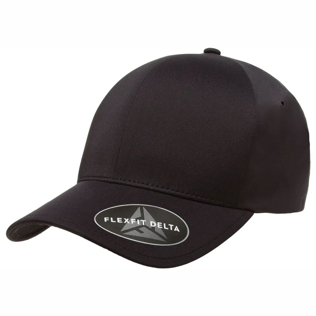 Flexfit Delta Cap-BLACK, Size: S/M