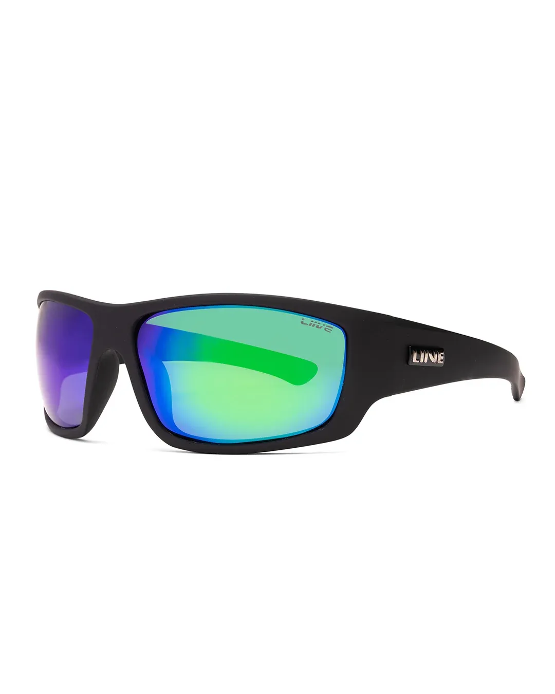 Kuta- Green Mirror Polarised Matt Black