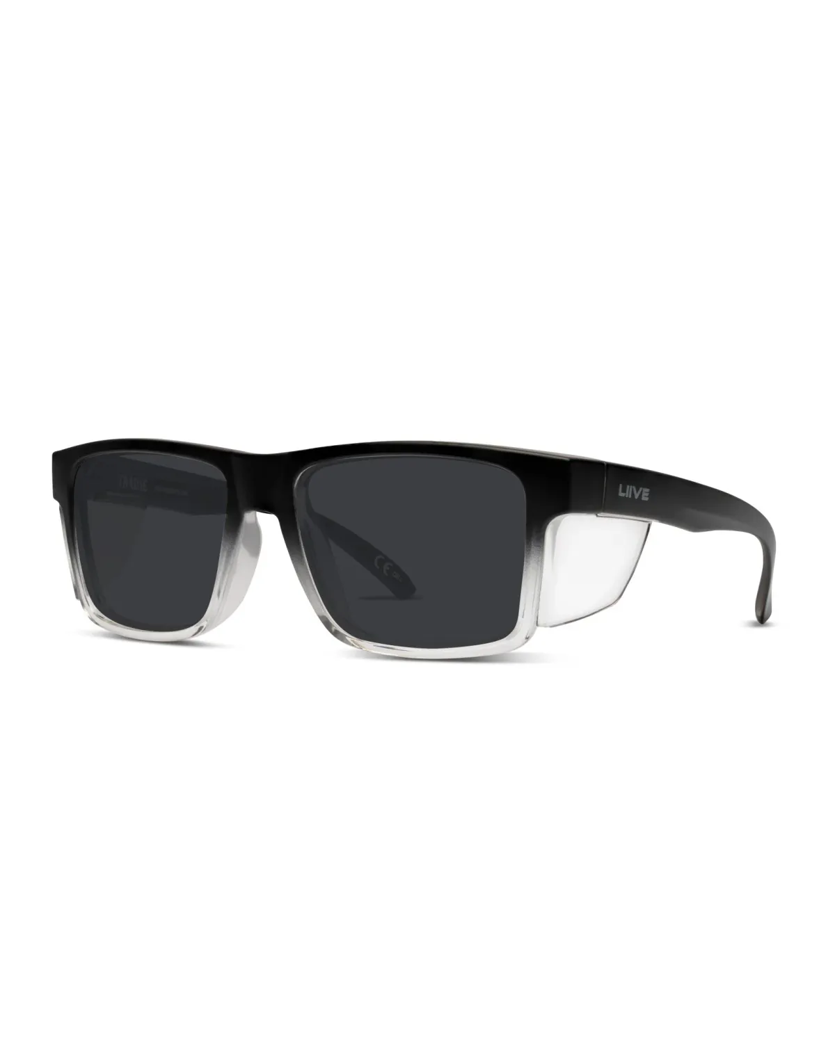 Tradie Safety Matt Black Fade Clear Blinker