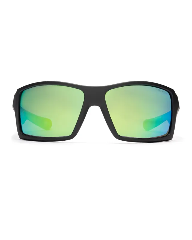 The Edge - Green Mirror Polarised Float Matt Xtal Smoke
