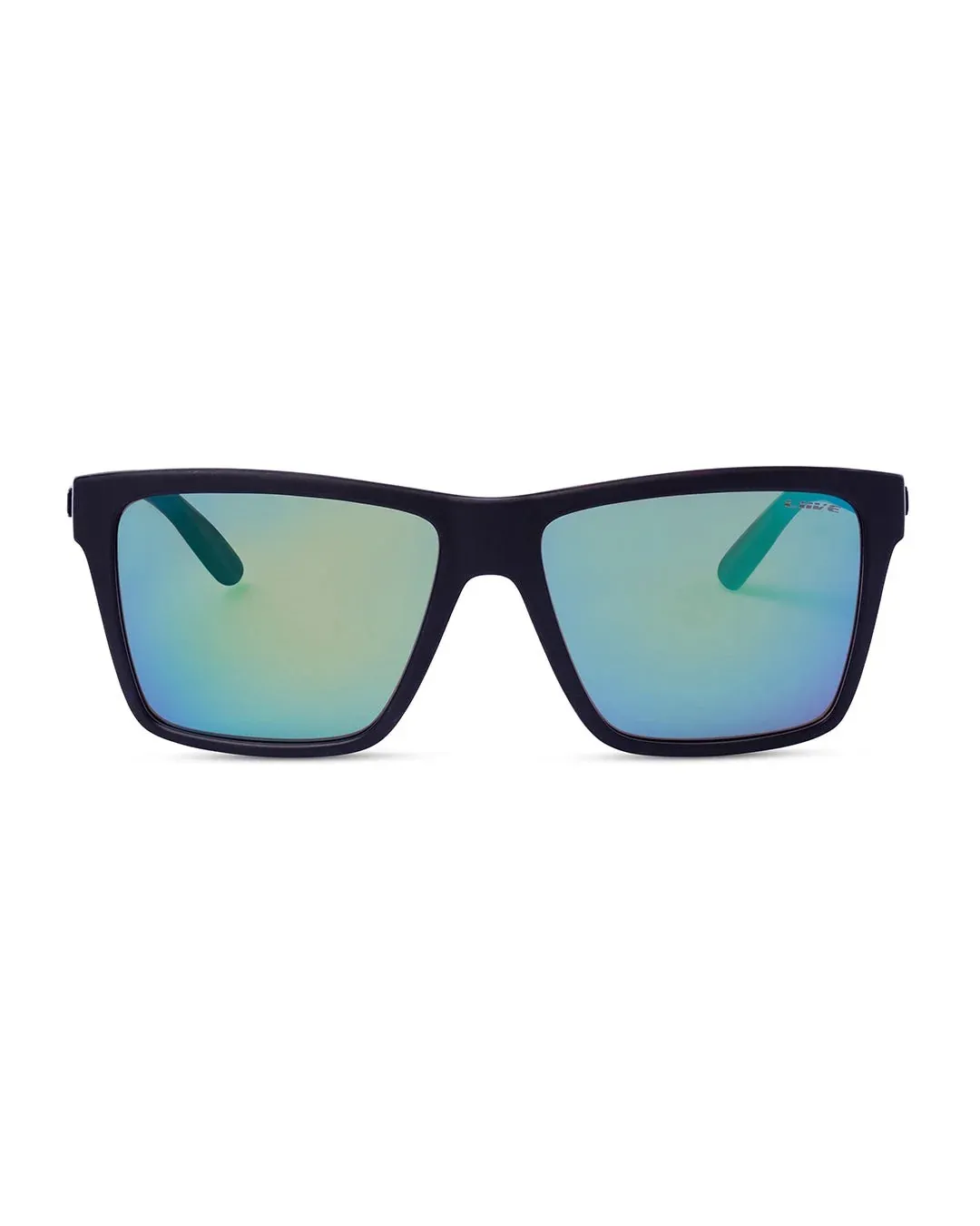 Bazza - Green Mirror Matt Black Xtal Black