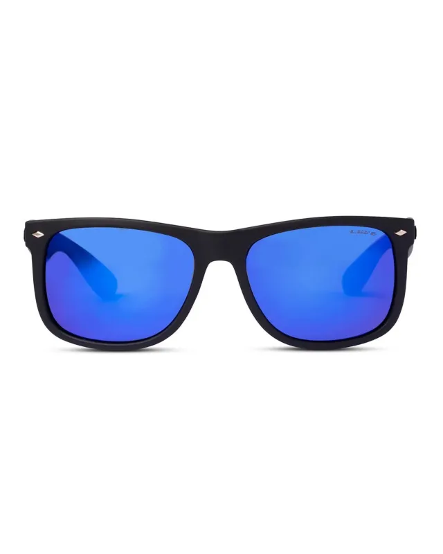 El Captain - Blue Mirror Polarised Matt Black