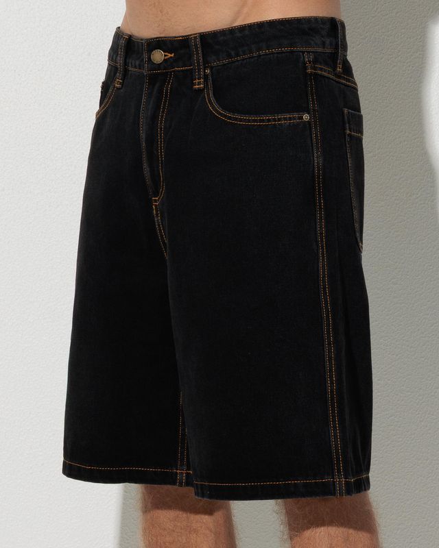 Archive Denim Walkshorts 22''-Washed Black
