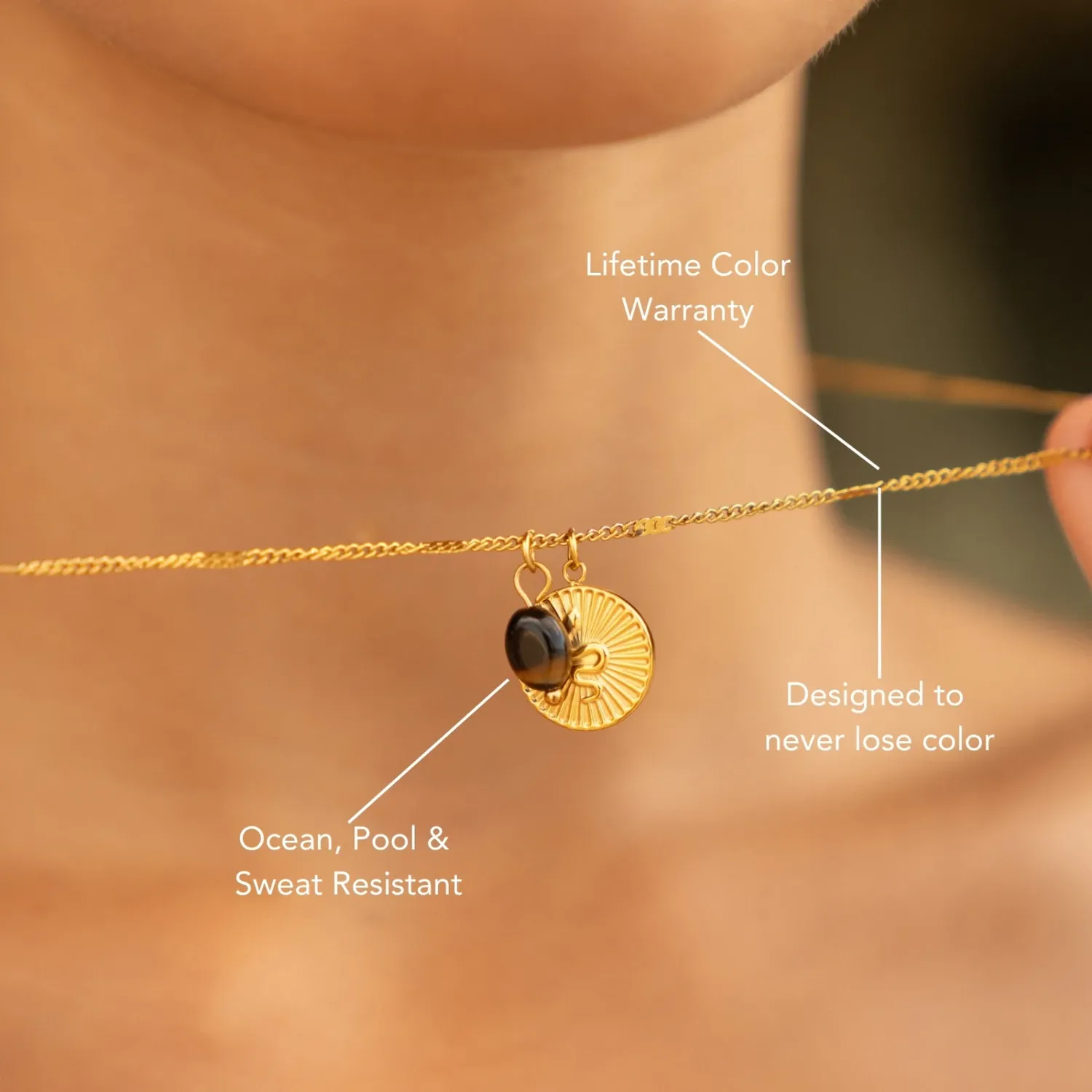 Golden Snake Necklace-Gold Plated