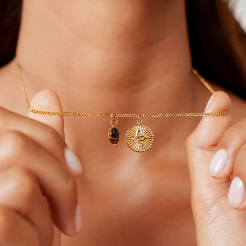 Golden Snake Necklace-Gold Plated
