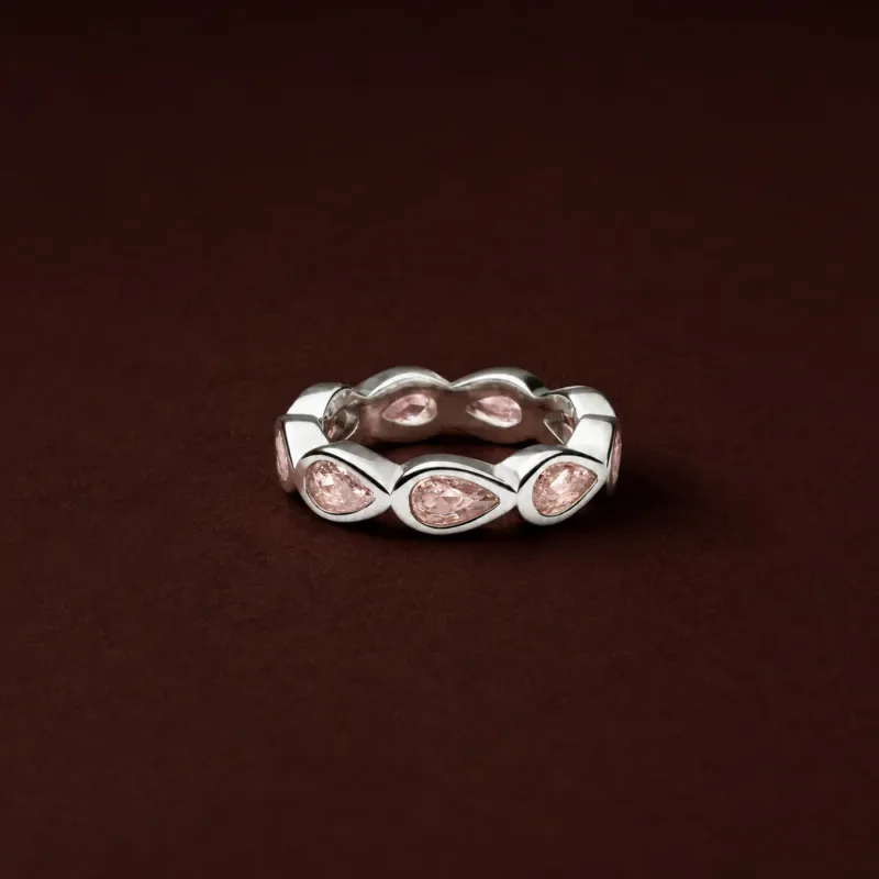 Peony Ring-Silver Plated