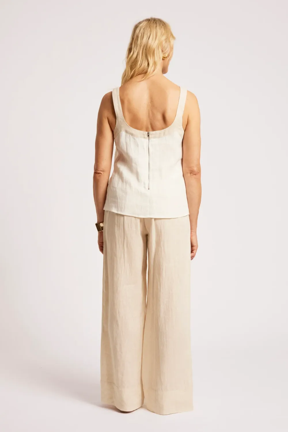 Maris Splice Tank - White / Tusk, Size: XS