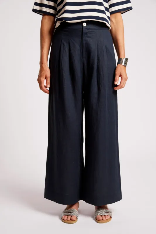 Cove Palazzo Pant - Indigo