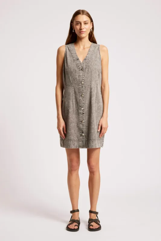 ROAM TANK DRESS-ASH