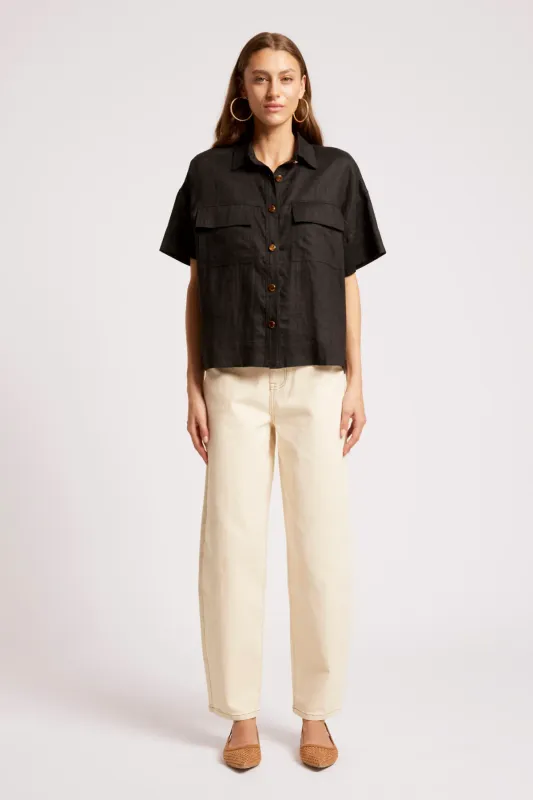 MARIS SHIRT-BLACK
