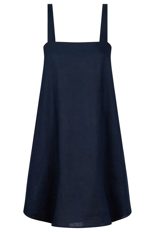 Cove Tank Dress - Indigo