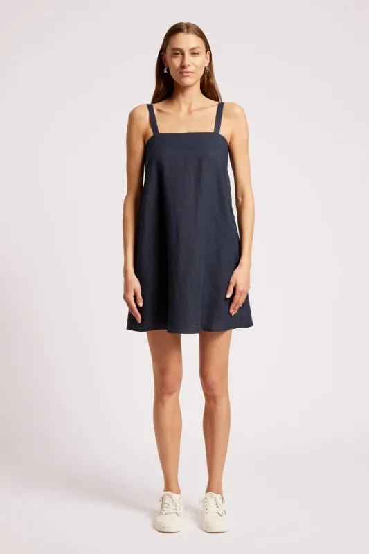 Cove Tank Dress - Indigo