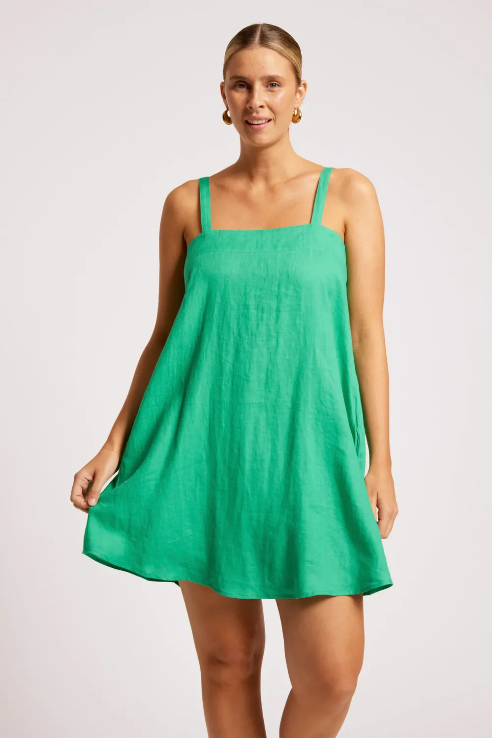 Cove Tank Dress - Jade, Size: XS