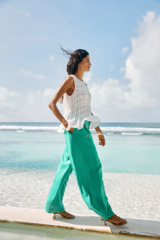 COVE PALAZZO PANT-JADE