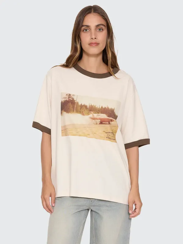 LAST STOP BOX FIT TEE-HERITAGE WHITE