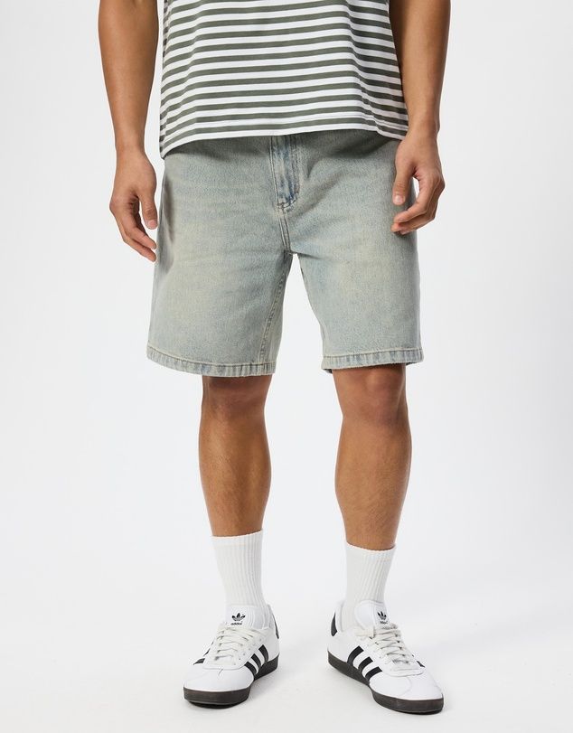 SLACKER RELAXED DENIM SHORT-LIGHT GRANITE BLUE, Size: 28