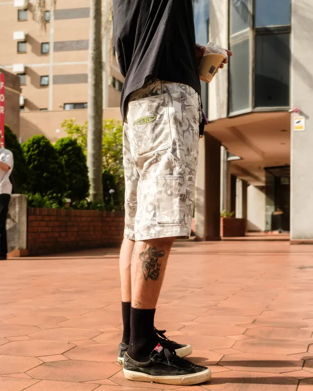 STONEMILL DENIM SHORT-Camouflage