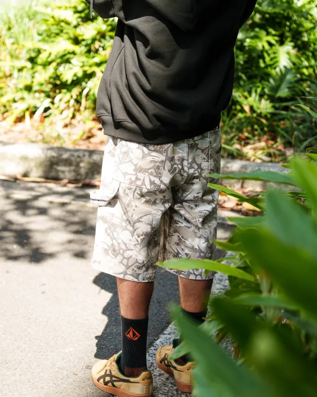 STONEMILL DENIM SHORT-Camouflage