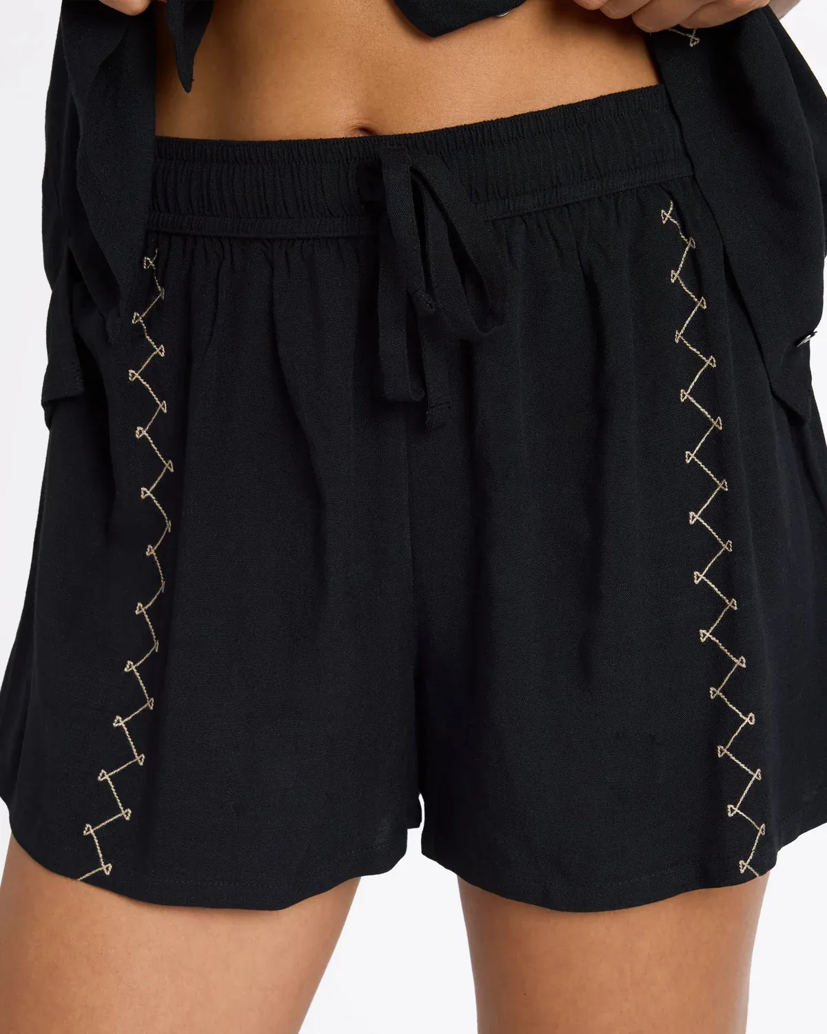 Womens Bloomz Shorts-Black, Size: 6