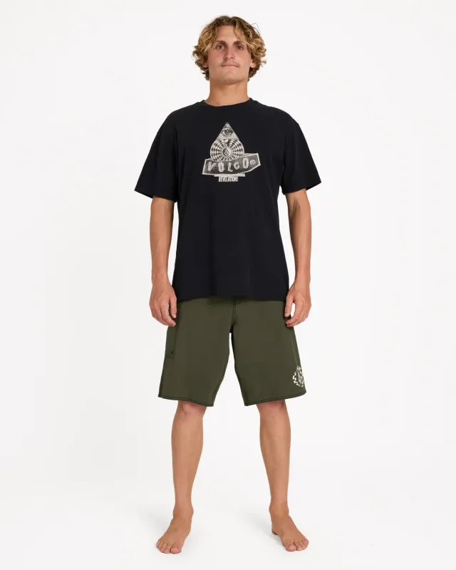 Protector Lib 21" Boardshorts-  Squadron Green
