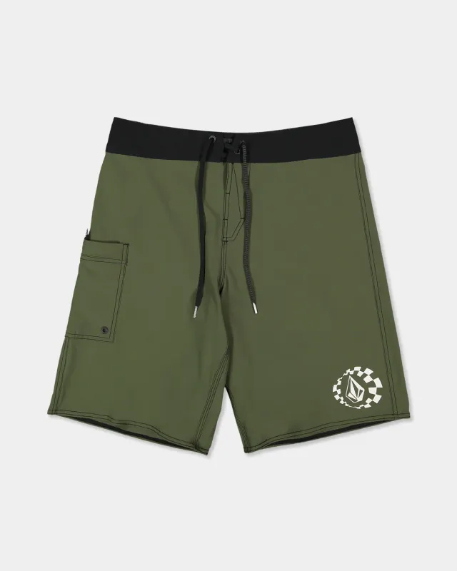 Protector Lib 21" Boardshorts-  Squadron Green