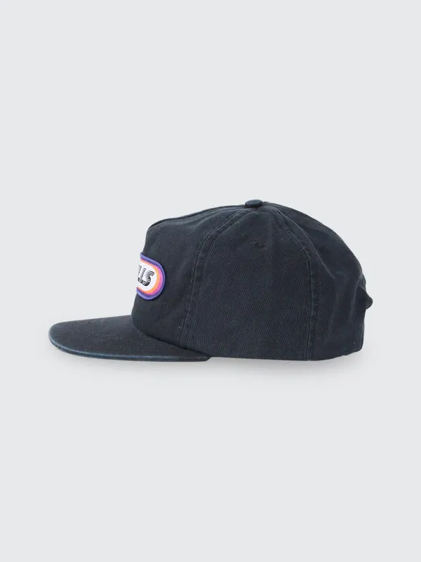 BUILT TO WIN 5 PANEL CAP-BLACK