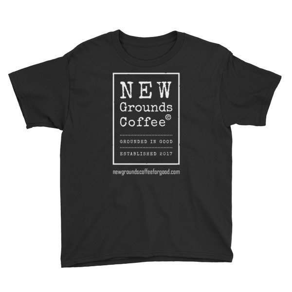 NEW Grounds Youth Short Sleeve T-Shirt - Black or Gray