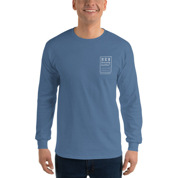 NEW Grounds Long Sleeve T-Shirt - Indigo Blue (unisex)