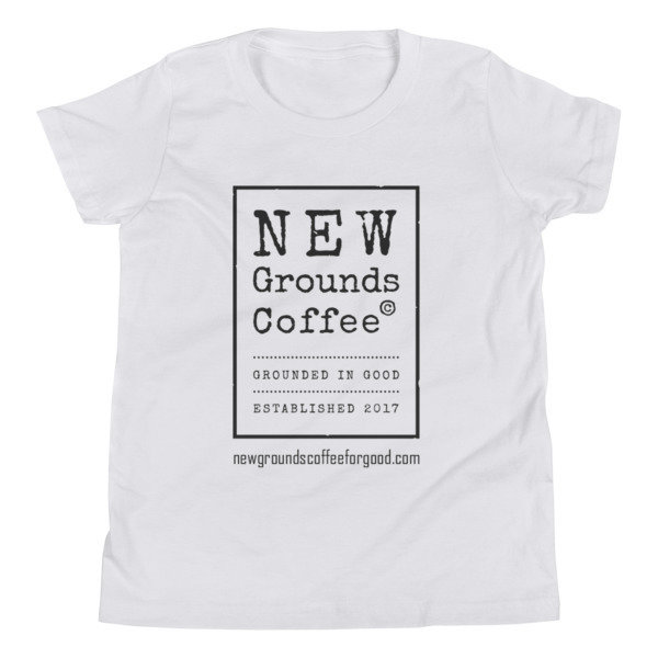 NEW Grounds Youth Short Sleeve T-Shirt - White