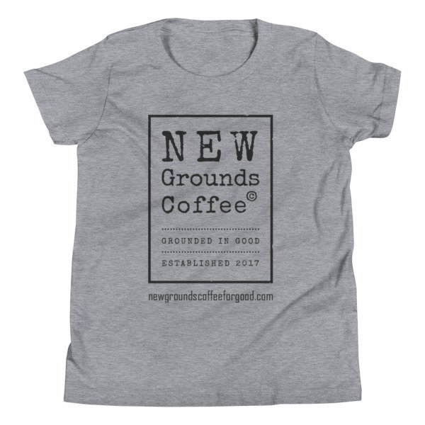 NEW Grounds Youth Short Sleeve T-Shirt - Gray