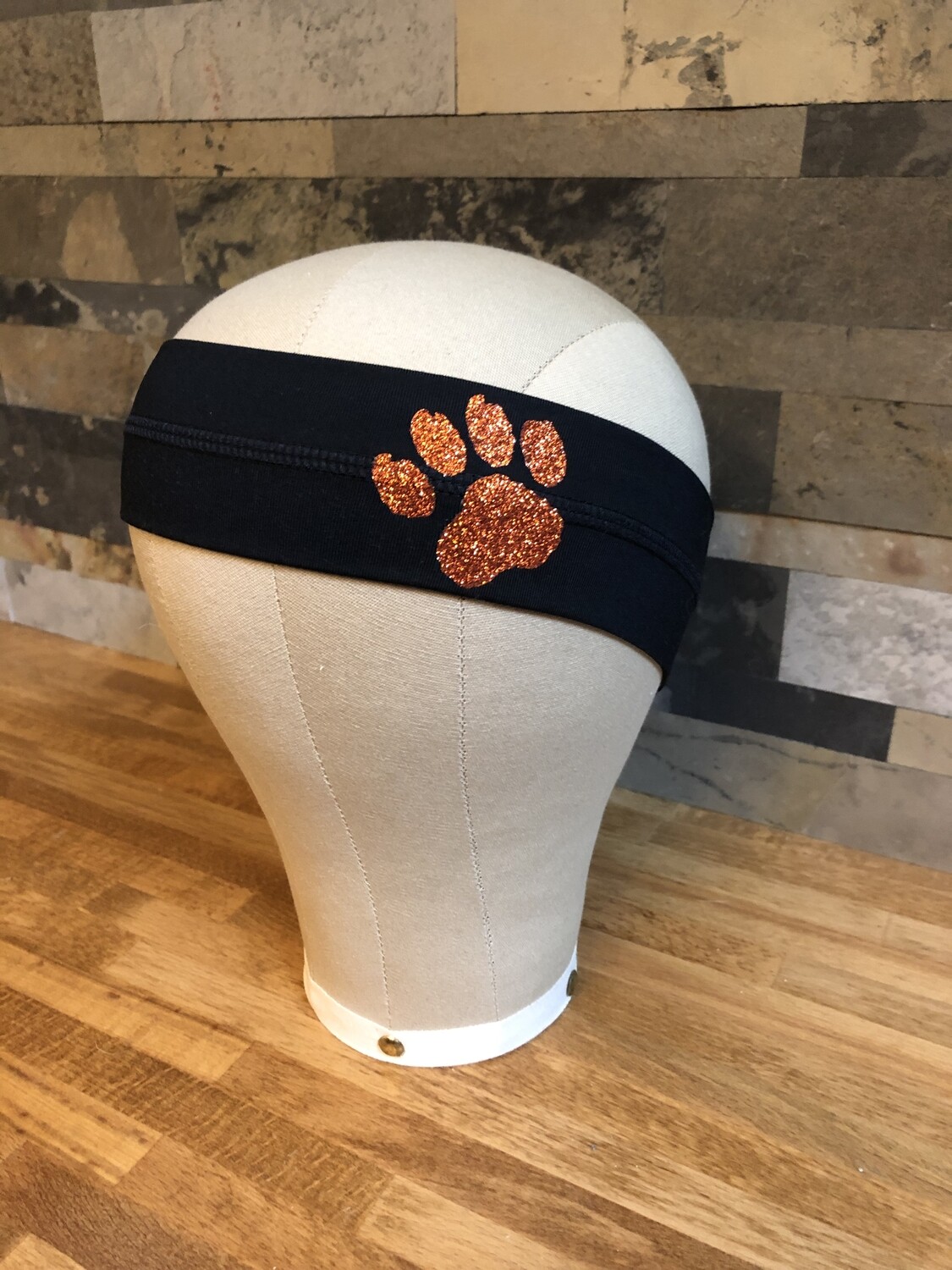 Glitter Paw print headband