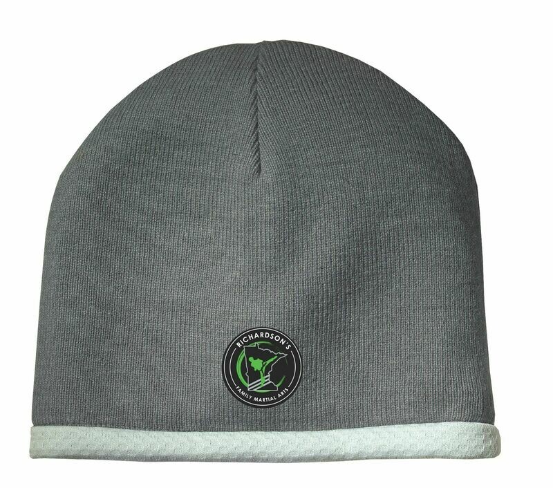 Sport-Tek Performance Knit Cap w/Appliqued Digital Patch