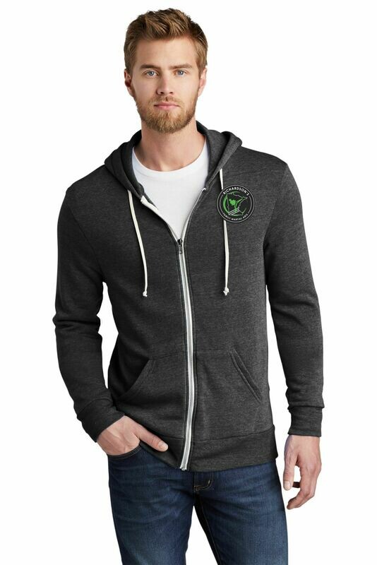 Alternative Rocky Eco-Fleece Zip Hoodie w/Embroidered Logo