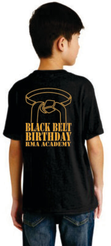 Black Belt Birthday t-shirt