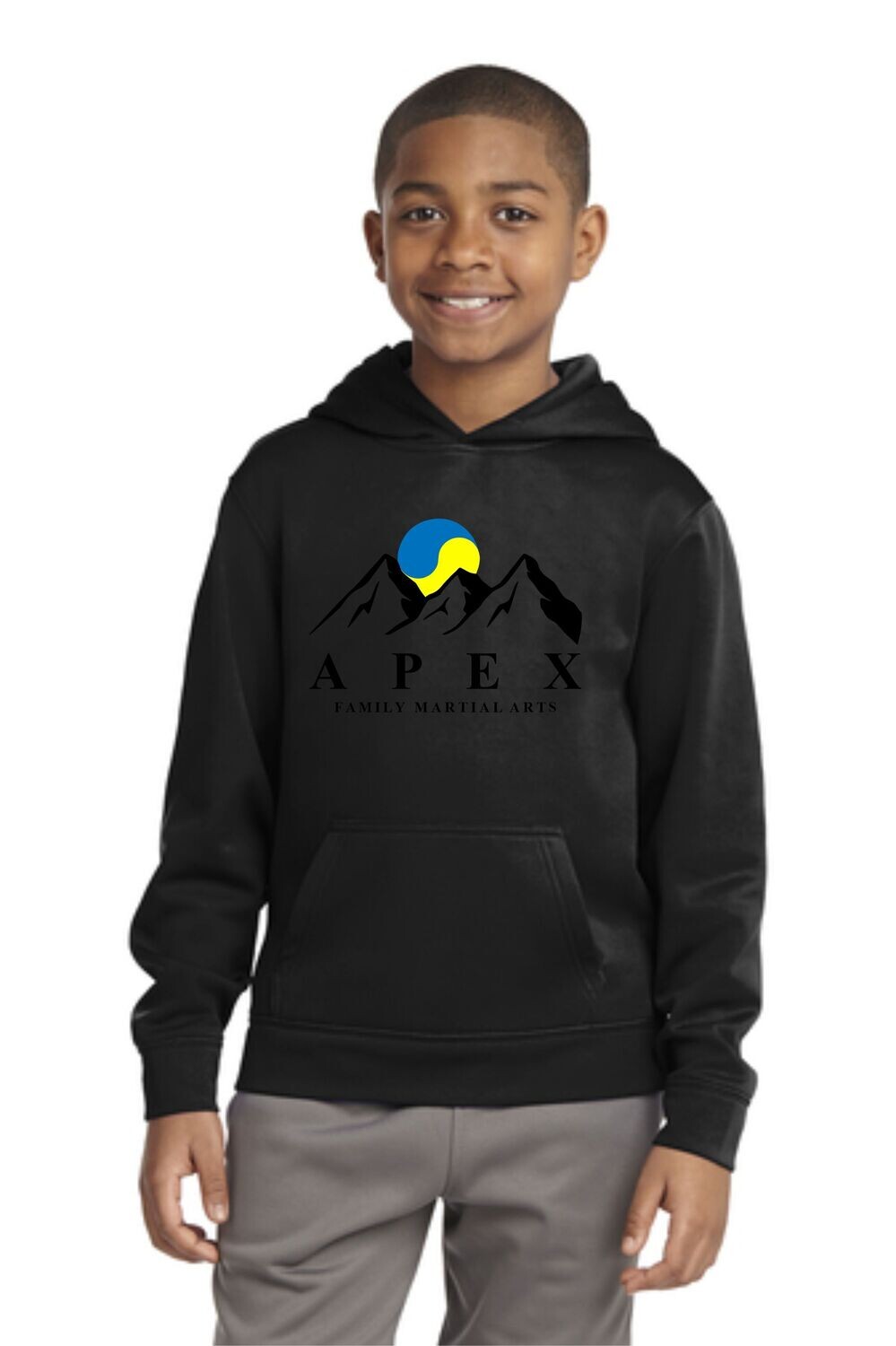 Apex Mountain YST244 Fleece Hoodie