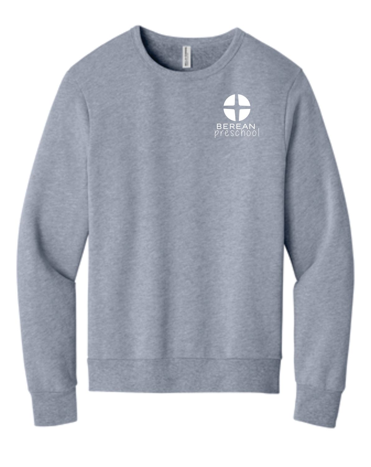 BC3911 Bella+Canvas Crewneck Sweatshirt, Athletic Heather