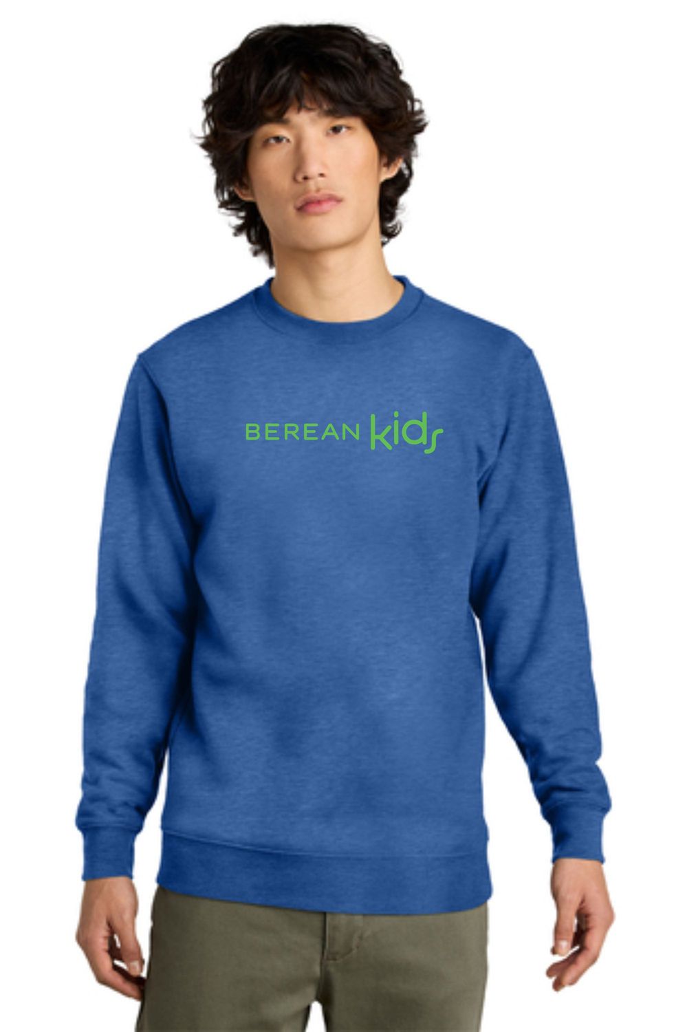 BereanKids DT6104 VIT Fleece Crew in Royal Frost