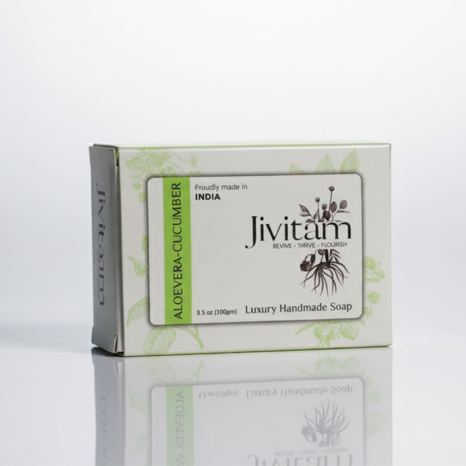 Jivitam Aloe Vera &amp; Cucumber Handmade Soap