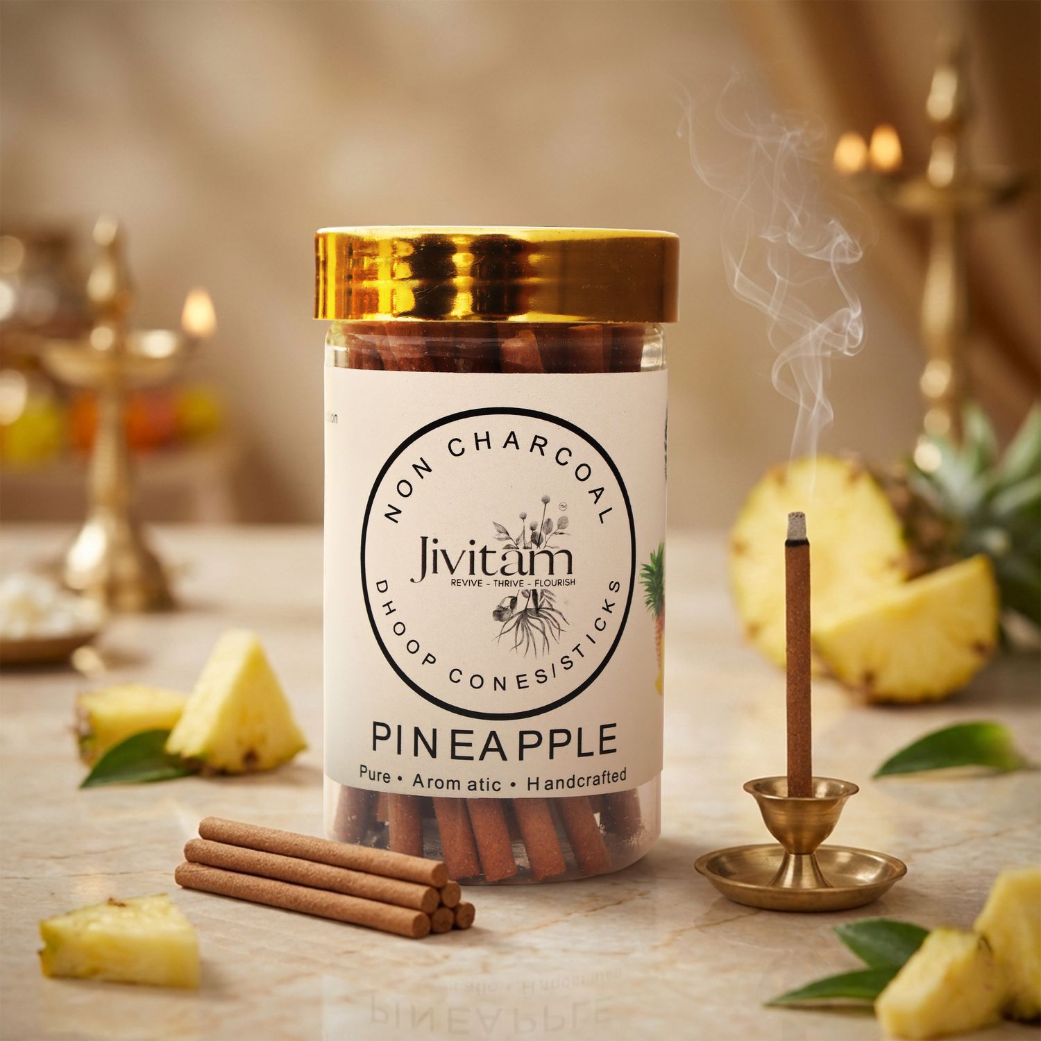 Jivitam Pineapple Dhoop Sticks