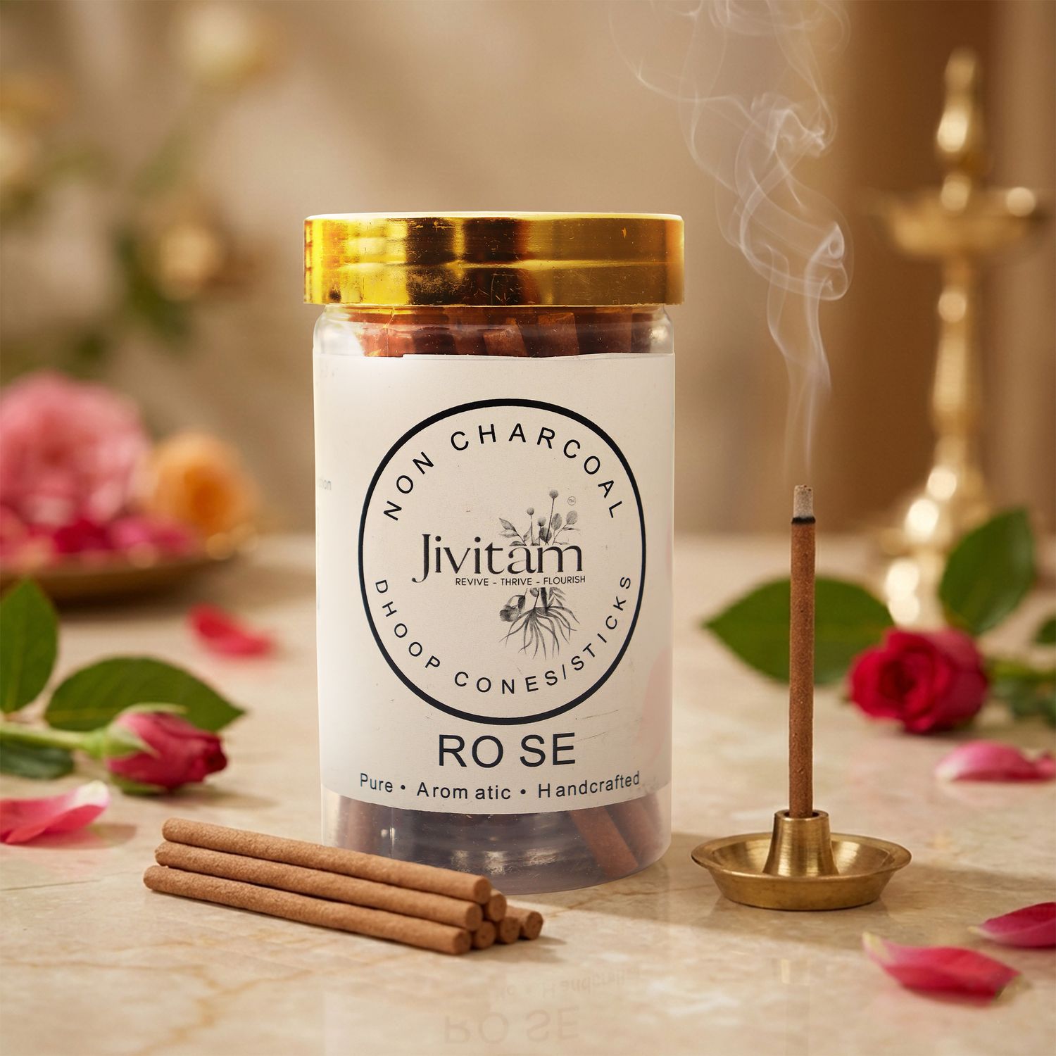 Jivitam Rose Dhoop Sticks