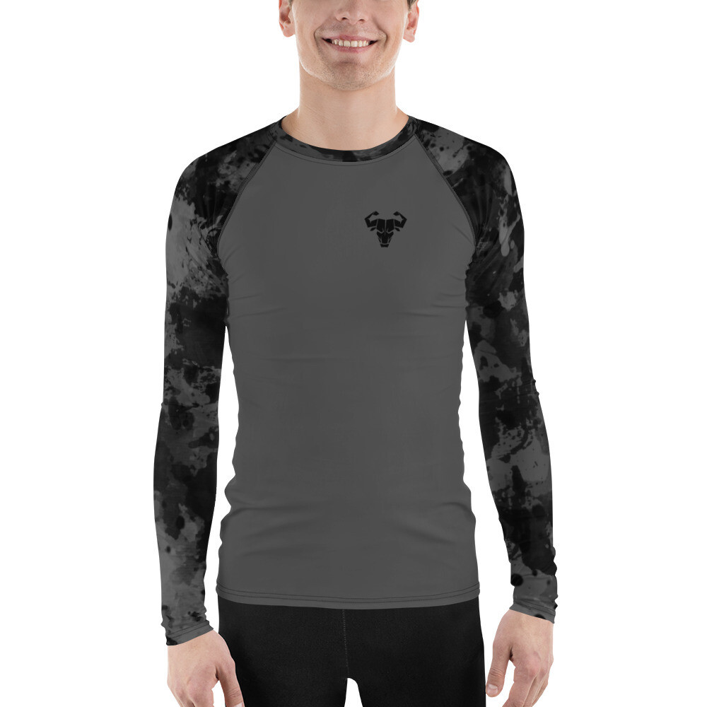 Men's Black Long-Sleeve Tech Shirt