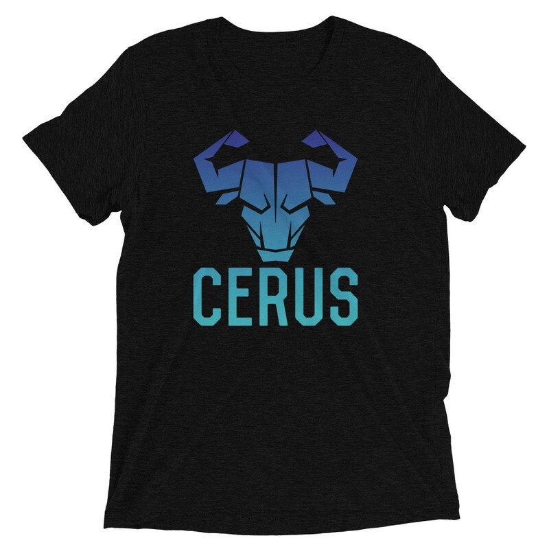 Cerus Blue Gradient Tri-Blend Tee