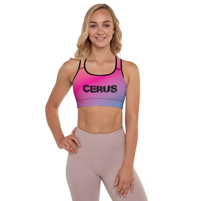 Cerus Rainbow Padded Sports Bra